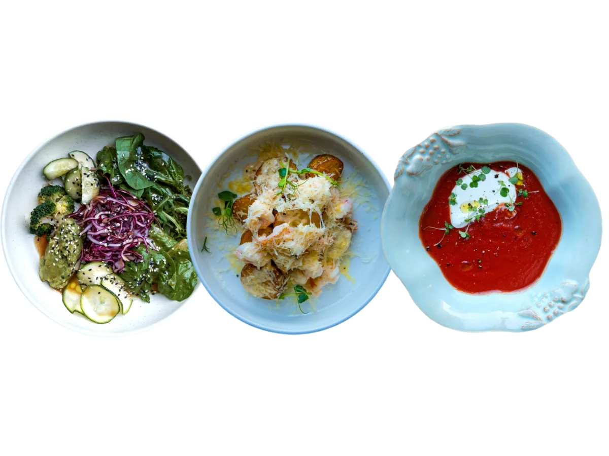 Сет с креветками